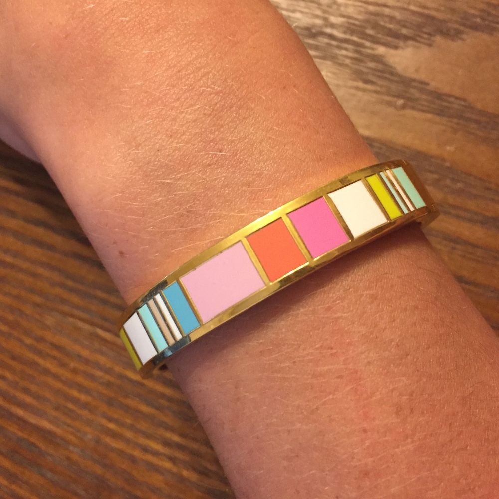 Kate Spade Striped Bangle